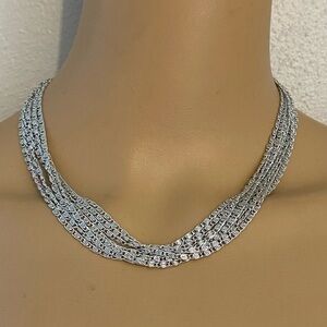 Sahara Cov Fashion vintage inspired 18” multi chain necklace